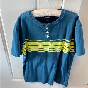 Sonoma Kids Blue and Yellow Striped Shirt